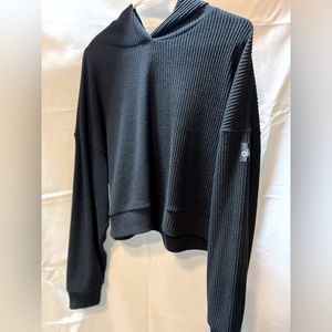 ALO Yoga Cropped Corded Terry Top